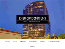 Tablet Screenshot of ensocondominiums.com